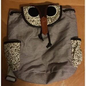 Mossimo Supply Co Owl Backpack, 13" Faux Leather Face And Drawstring